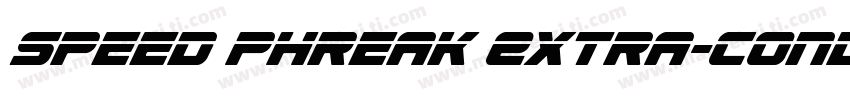 Speed Phreak Extra-Condensed字体转换